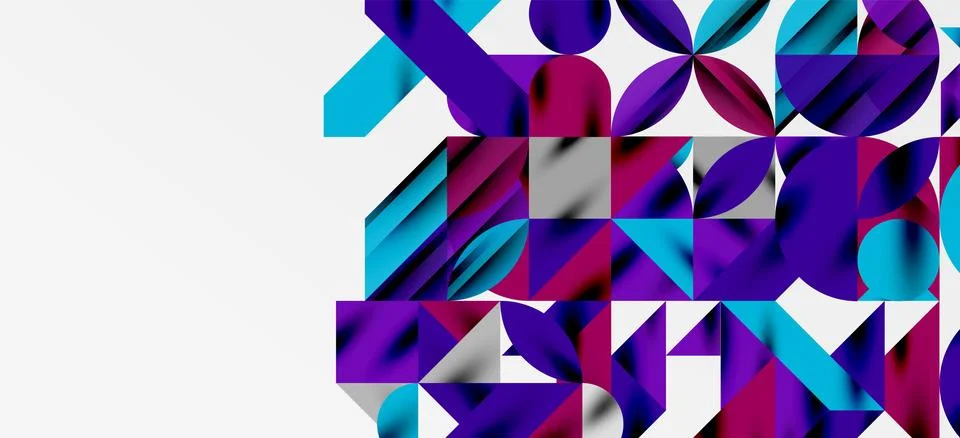 Geometric neo patterns. Abstract background for covers, banners, flyers and Stock Illustration