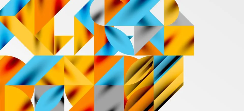 Geometric neo patterns. Abstract background for covers, banners, flyers and Stock Illustration