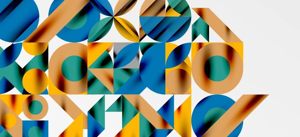 Geometric neo patterns. Abstract background for covers, banners, flyers and Stock Illustration