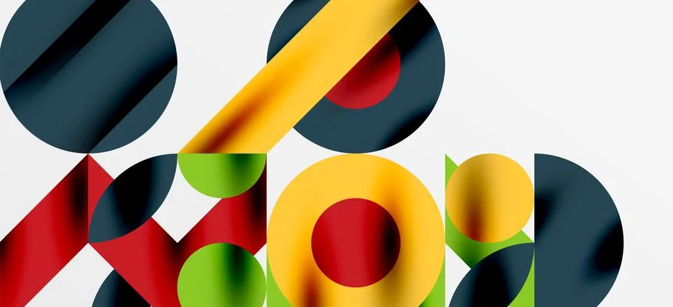 Geometric neo patterns. Abstract background for covers, banners, flyers and Stock Illustration