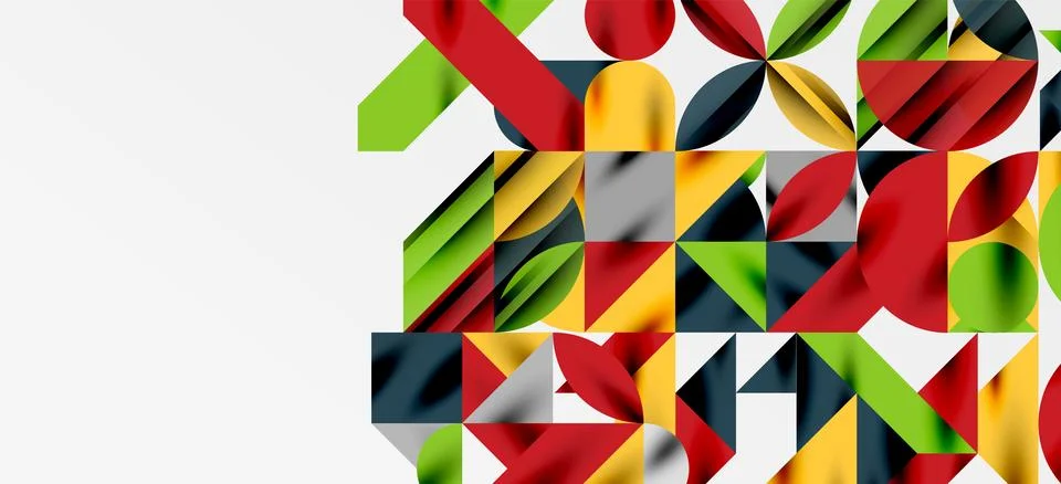 Geometric neo patterns. Abstract background for covers, banners, flyers and Stock Illustration