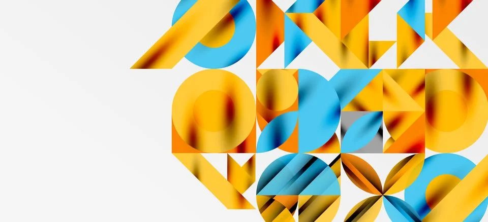 Geometric neo patterns. Abstract background for covers, banners, flyers and Stock Illustration