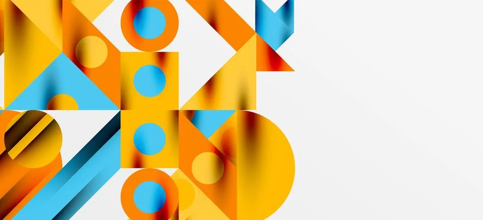 Geometric neo patterns. Abstract background for covers, banners, flyers and Stock Illustration