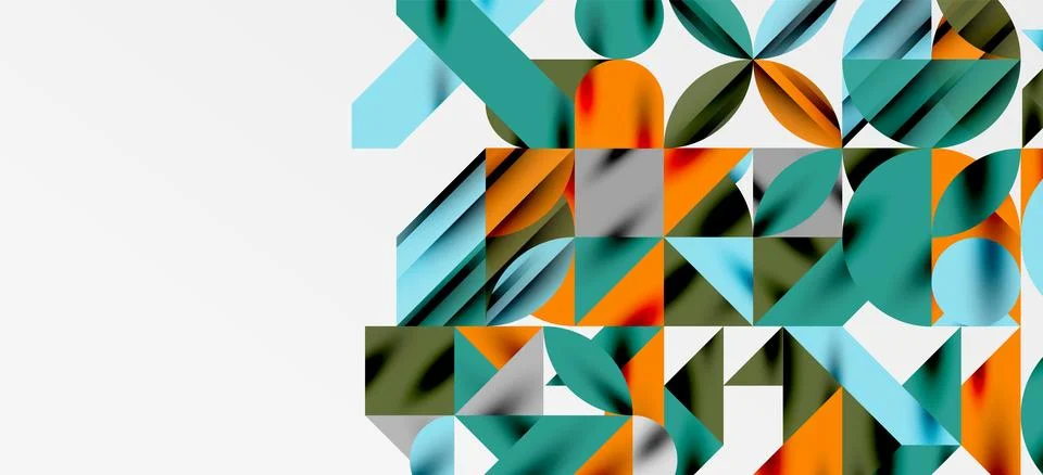 Geometric neo patterns. Abstract background for covers, banners, flyers and Stockillustratie