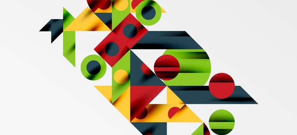 Geometric neo patterns. Abstract background for covers, banners, flyers and Stock Illustration