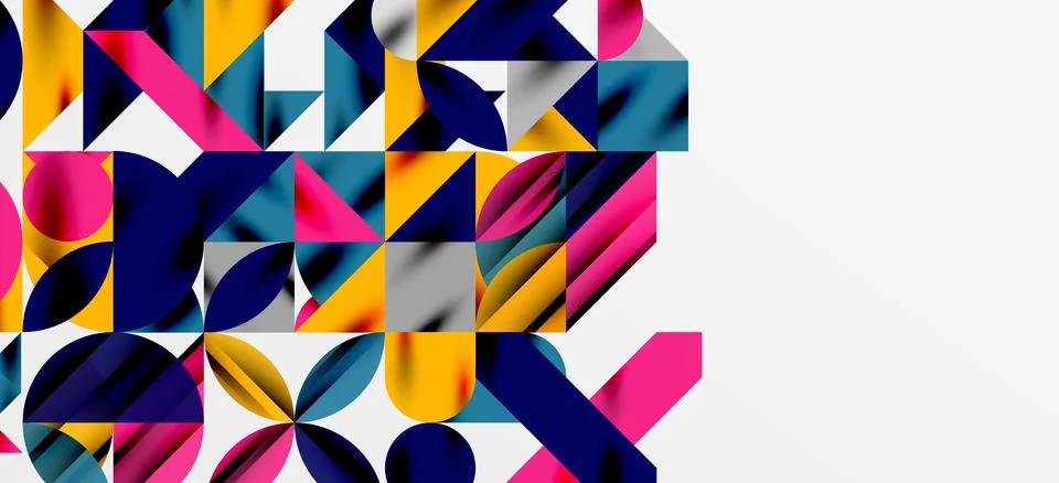 Geometric neo patterns. Abstract background for covers, banners, flyers and Stockillustratie