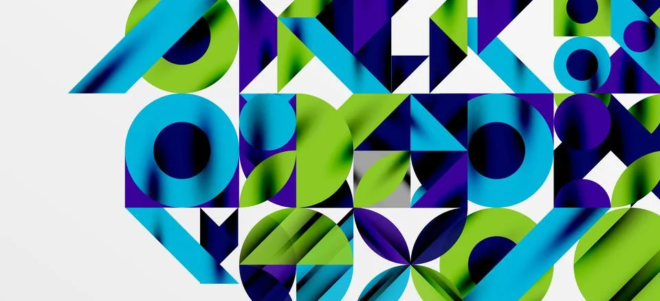 Geometric neo patterns. Abstract background for covers, banners, flyers and Stock Illustration
