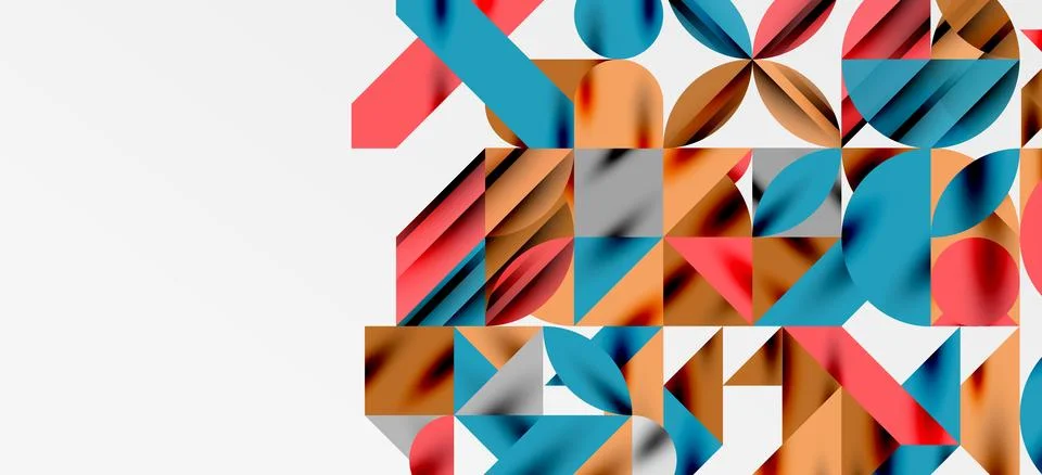 Geometric neo patterns. Abstract background for covers, banners, flyers and Stockillustratie