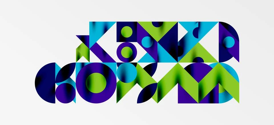Geometric neo patterns. Abstract background for covers, banners, flyers and Stock Illustration