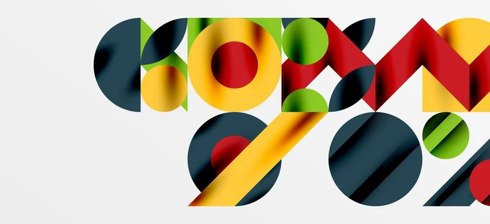Geometric neo patterns. Abstract background for covers, banners, flyers and Stockillustratie