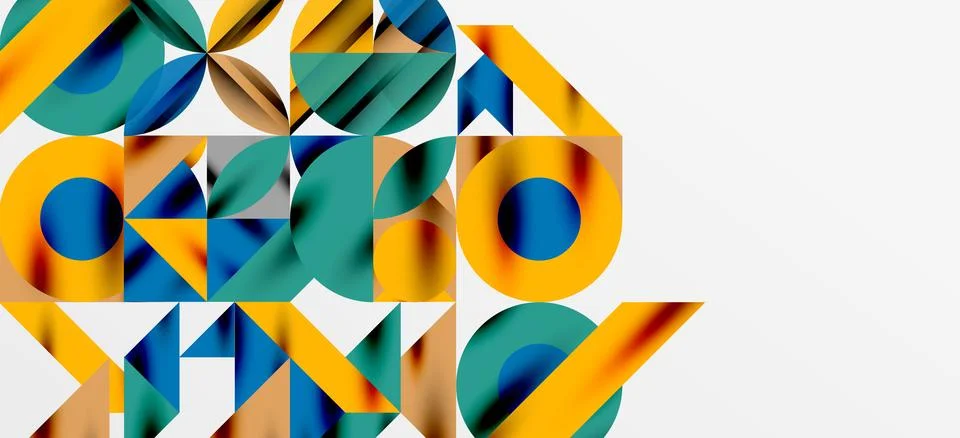 Geometric neo patterns. Abstract background for covers, banners, flyers and Stockillustratie