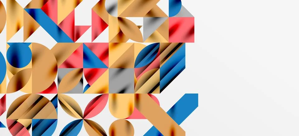 Geometric neo patterns. Abstract background for covers, banners, flyers and Stock Illustration