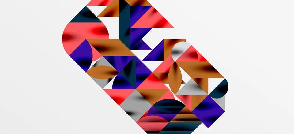 Geometric neo patterns. Abstract background for covers, banners, flyers and Stock Illustration
