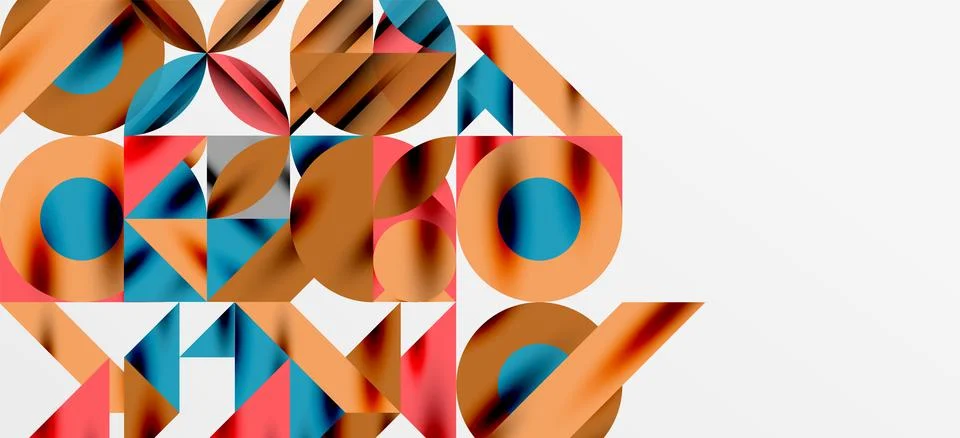 Geometric neo patterns. Abstract background for covers, banners, flyers and Stock Illustration