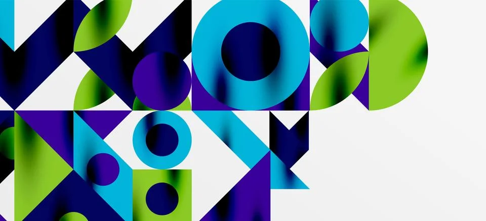 Geometric neo patterns. Abstract background for covers, banners, flyers and Stock Illustration