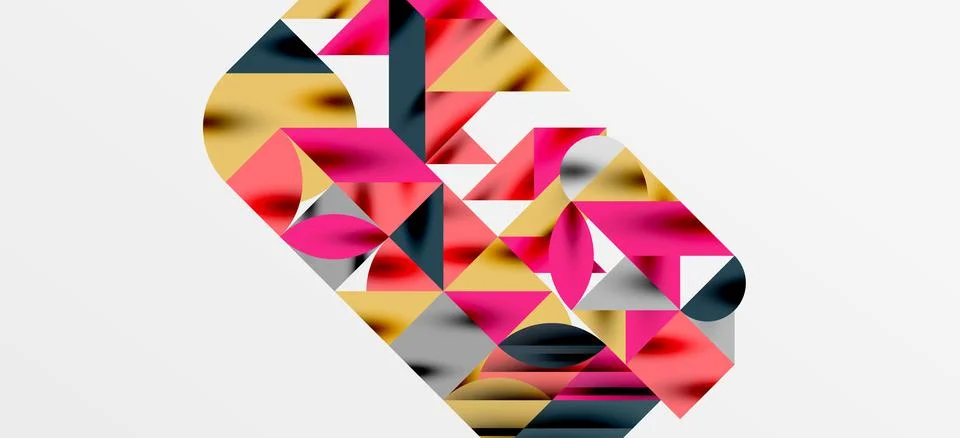 Geometric neo patterns. Abstract background for covers, banners, flyers and Stockillustratie