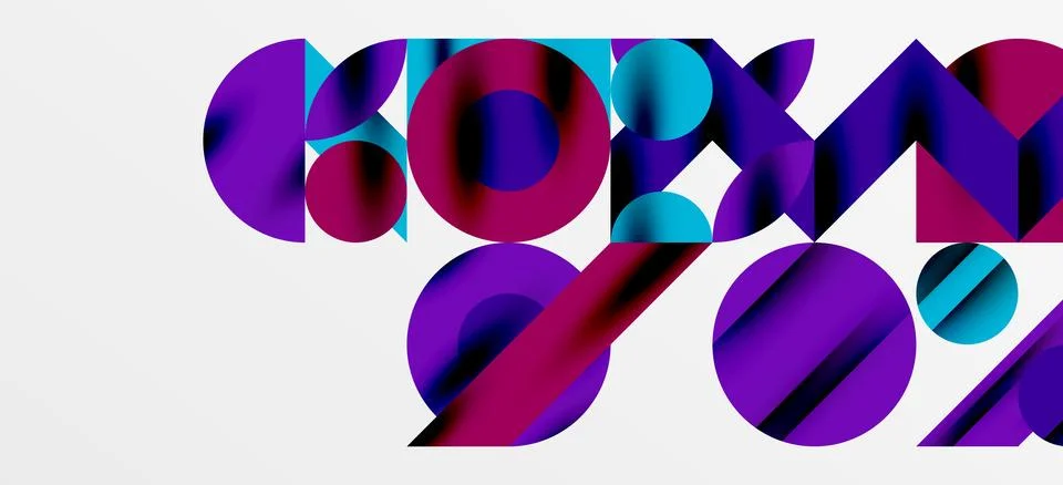Geometric neo patterns. Abstract background for covers, banners, flyers and Stockillustratie