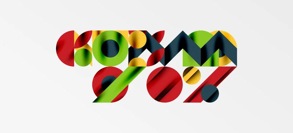 Geometric neo patterns. Abstract background for covers, banners, flyers and Stockillustratie