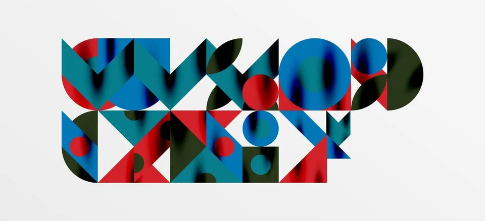Geometric neo patterns. Abstract background for covers, banners, flyers and Stock Illustration