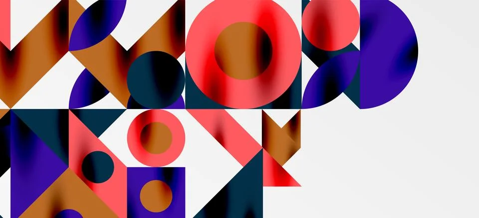 Geometric neo patterns. Abstract background for covers, banners, flyers and Stockillustratie