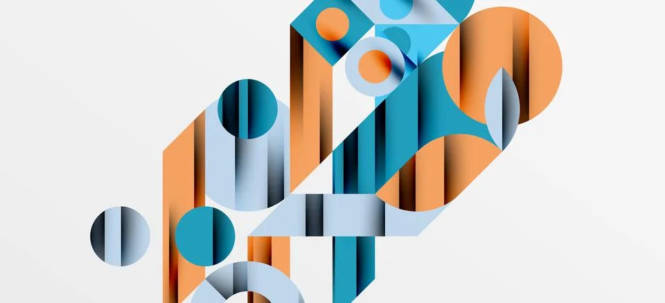 Geometric neo patterns. Abstract background for covers, banners, flyers and Stockillustratie