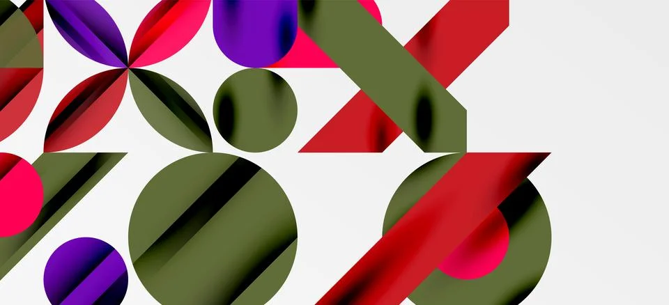 Geometric neo patterns. Abstract background for covers, banners, flyers and Stock Illustration