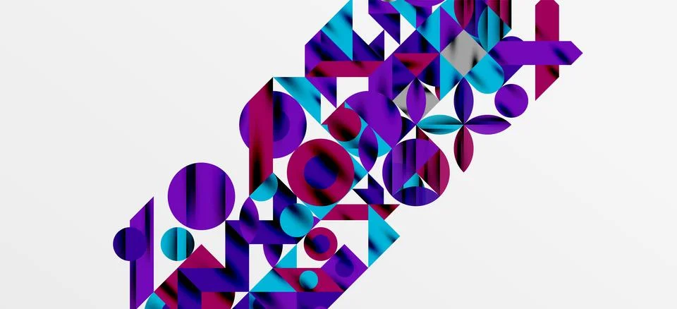 Geometric neo patterns. Abstract background for covers, banners, flyers and Stockillustratie