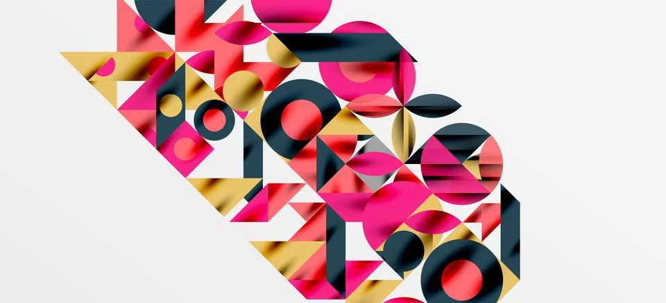 Geometric neo patterns. Abstract background for covers, banners, flyers and Stockillustratie