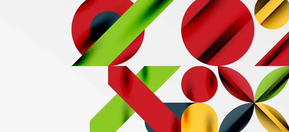 Geometric neo patterns. Abstract background for covers, banners, flyers and Stockillustratie
