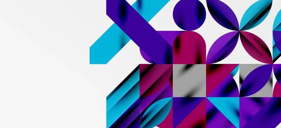 Geometric neo patterns. Abstract background for covers, banners, flyers and Stockillustratie
