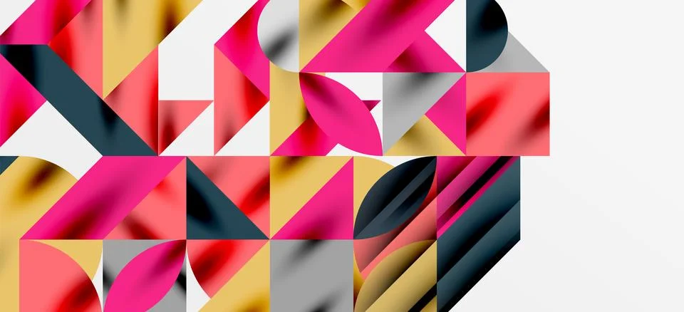 Geometric neo patterns. Abstract background for covers, banners, flyers and Stockillustratie