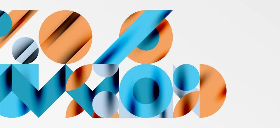 Geometric neo patterns. Abstract background for covers, banners, flyers and Stockillustratie