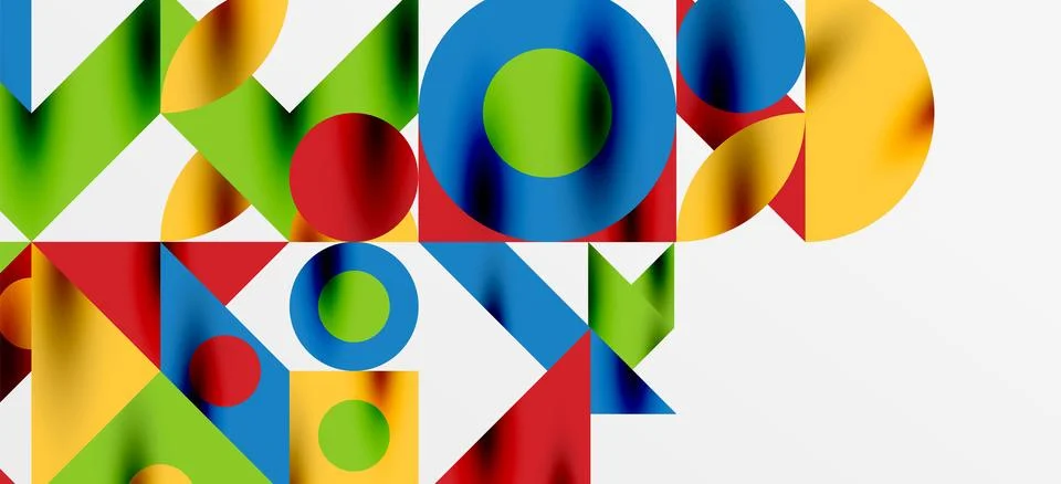 Geometric neo patterns. Abstract background for covers, banners, flyers and Illustrazione stock