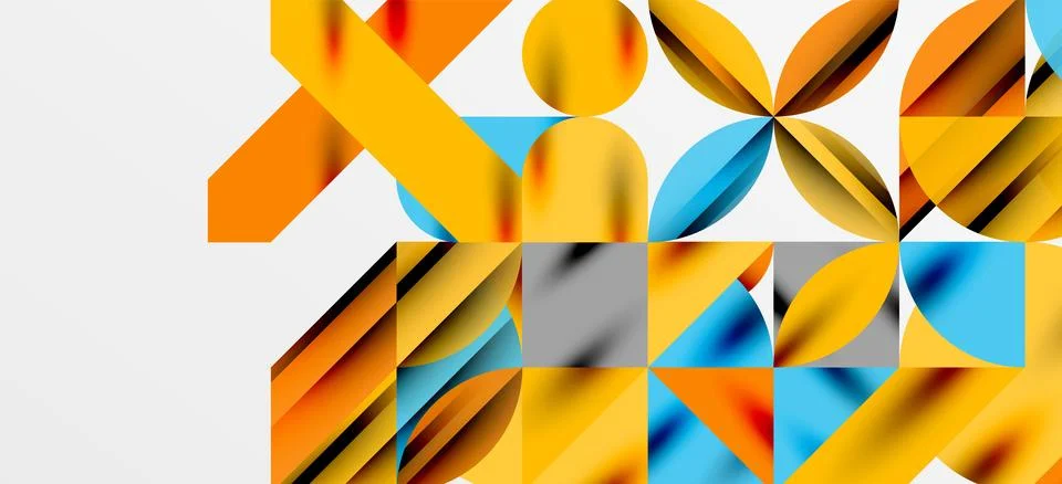Geometric neo patterns. Abstract background for covers, banners, flyers and Stockillustratie