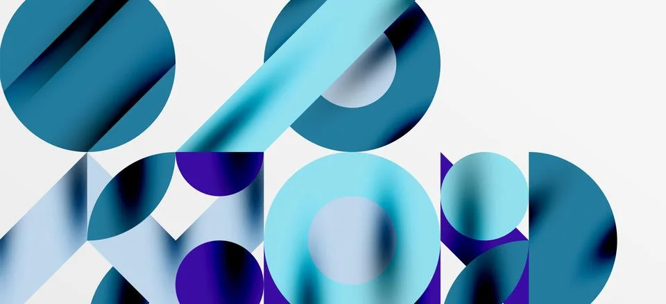 Geometric neo patterns. Abstract background for covers, banners, flyers and Stockillustratie