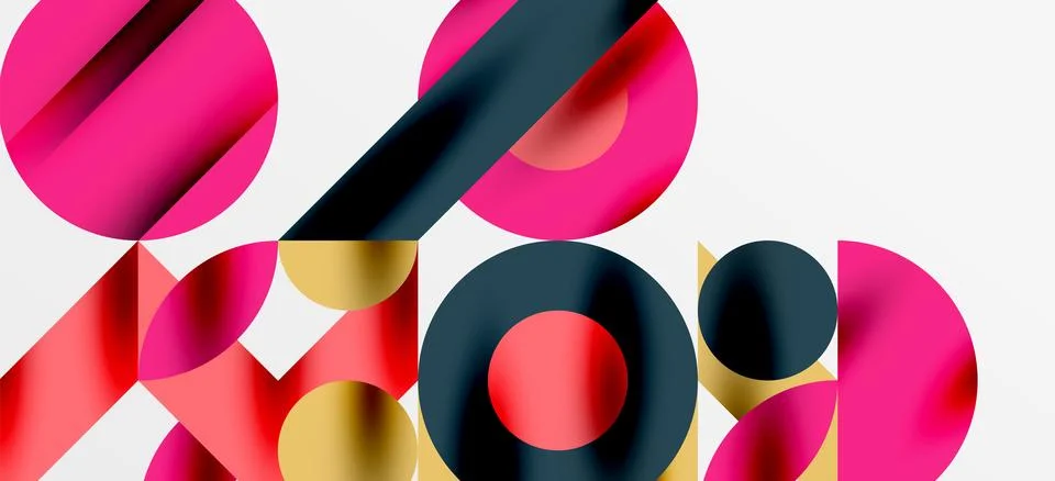 Geometric neo patterns. Abstract background for covers, banners, flyers and Stock Illustration
