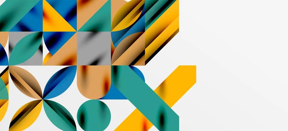 Geometric neo patterns. Abstract background for covers, banners, flyers and Stockillustratie