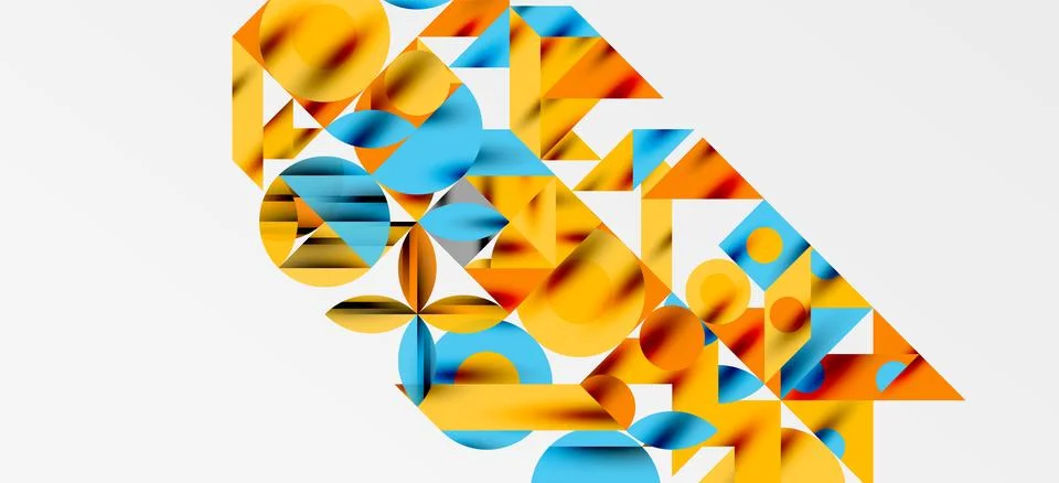 Geometric neo patterns. Abstract background for covers, banners, flyers and Stock Illustration