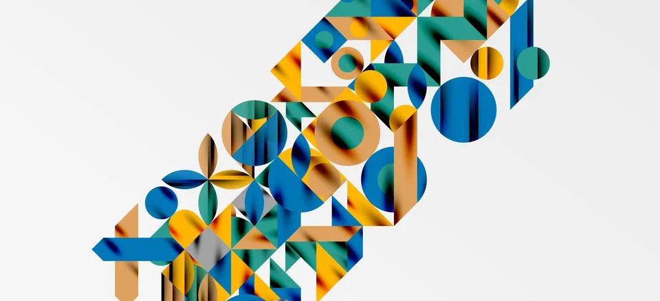 Geometric neo patterns. Abstract background for covers, banners, flyers and Stockillustratie