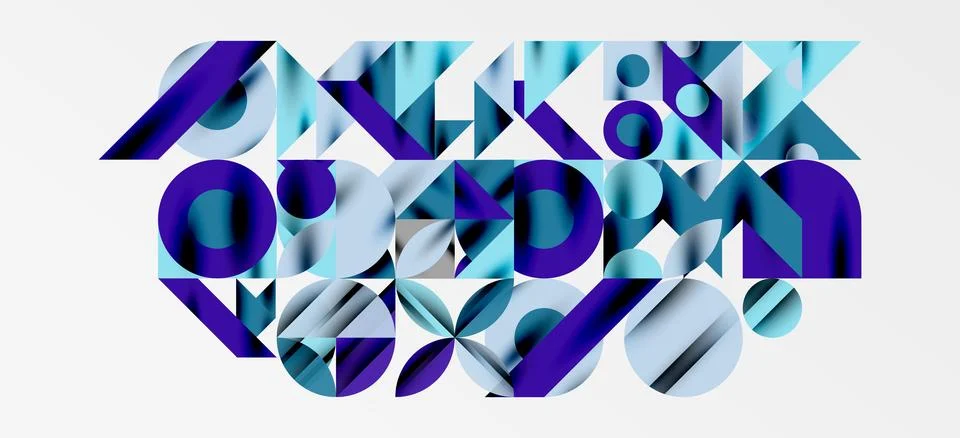Geometric neo patterns. Abstract background for covers, banners, flyers and Stockillustratie