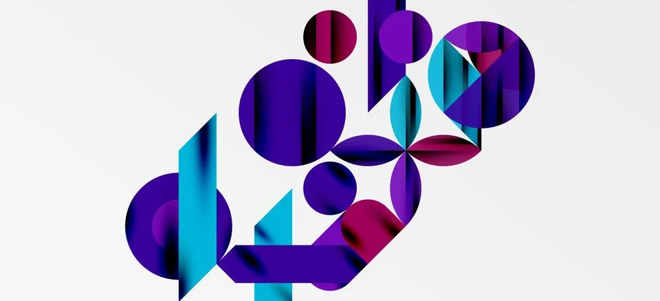 Geometric neo patterns. Abstract background for covers, banners, flyers and Stockillustratie