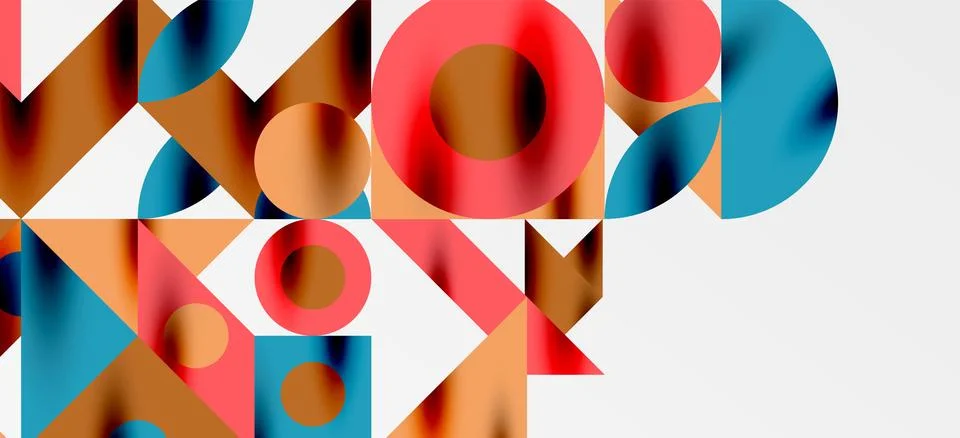 Geometric neo patterns. Abstract background for covers, banners, flyers and Stockillustratie