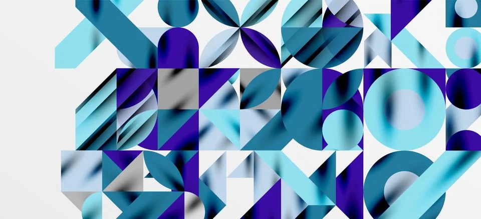 Geometric neo patterns. Abstract background for covers, banners, flyers and Stock Illustration