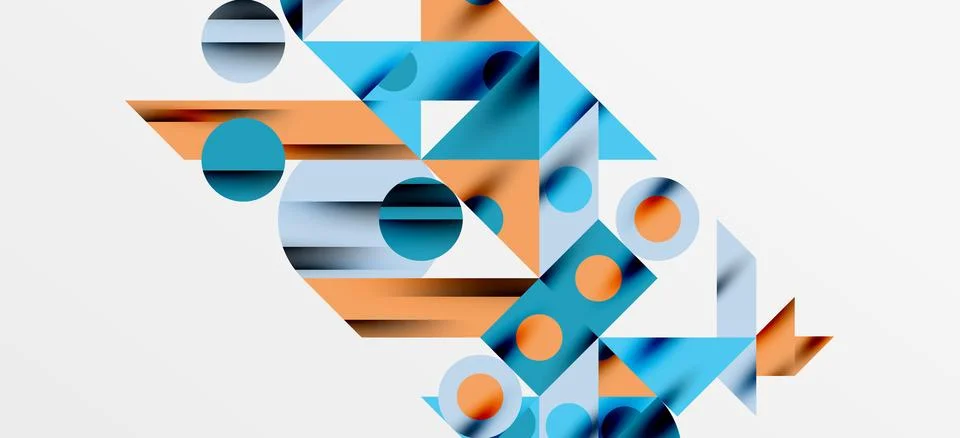 Geometric neo patterns. Abstract background for covers, banners, flyers and Stock Illustration