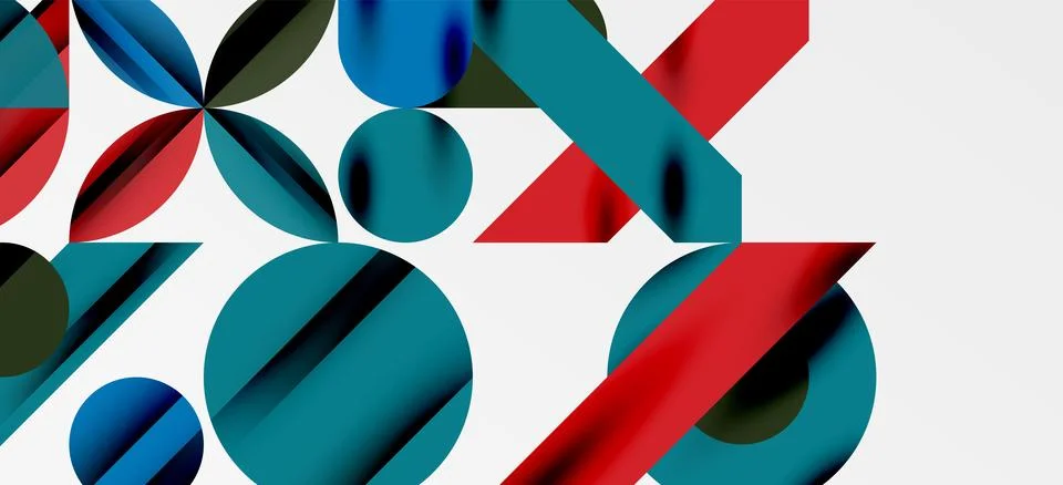 Geometric neo patterns. Abstract background for covers, banners, flyers and Stock Illustration