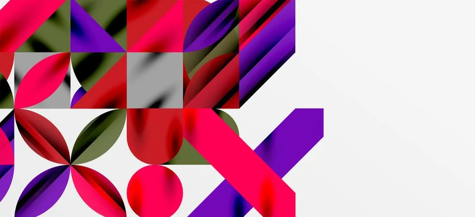 Geometric neo patterns. Abstract background for covers, banners, flyers and Stock Illustration