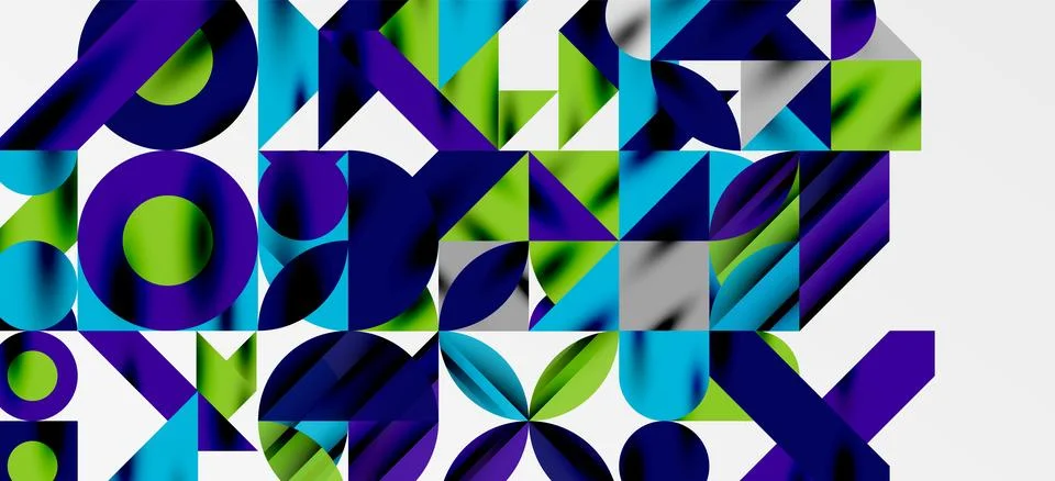 Geometric neo patterns. Abstract background for covers, banners, flyers and Stockillustratie