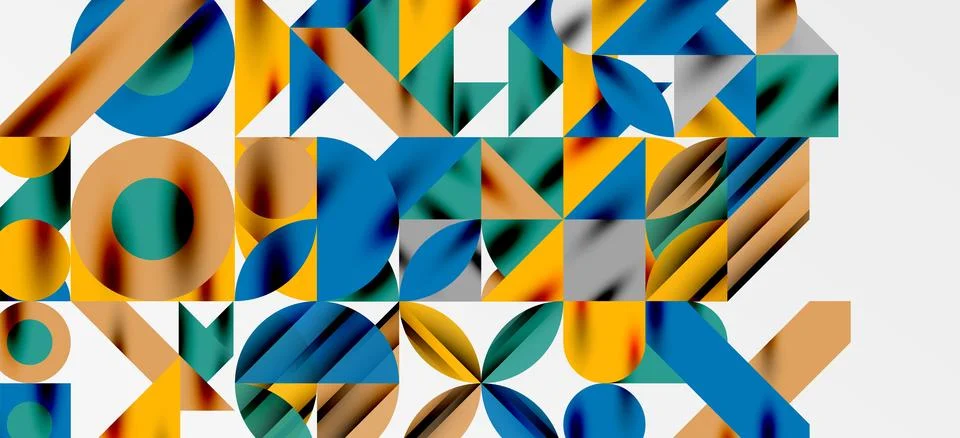 Geometric neo patterns. Abstract background for covers, banners, flyers and Stock Illustration