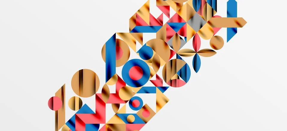 Geometric neo patterns. Abstract background for covers, banners, flyers and Stock Illustration