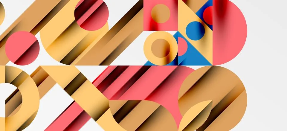 Geometric neo patterns. Abstract background for covers, banners, flyers and Stock Illustration
